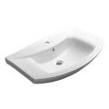 Aqualine - Εντοιχισμένος νιπτήρας ZERO 75x48,5 cm κεραμικό/λευκό