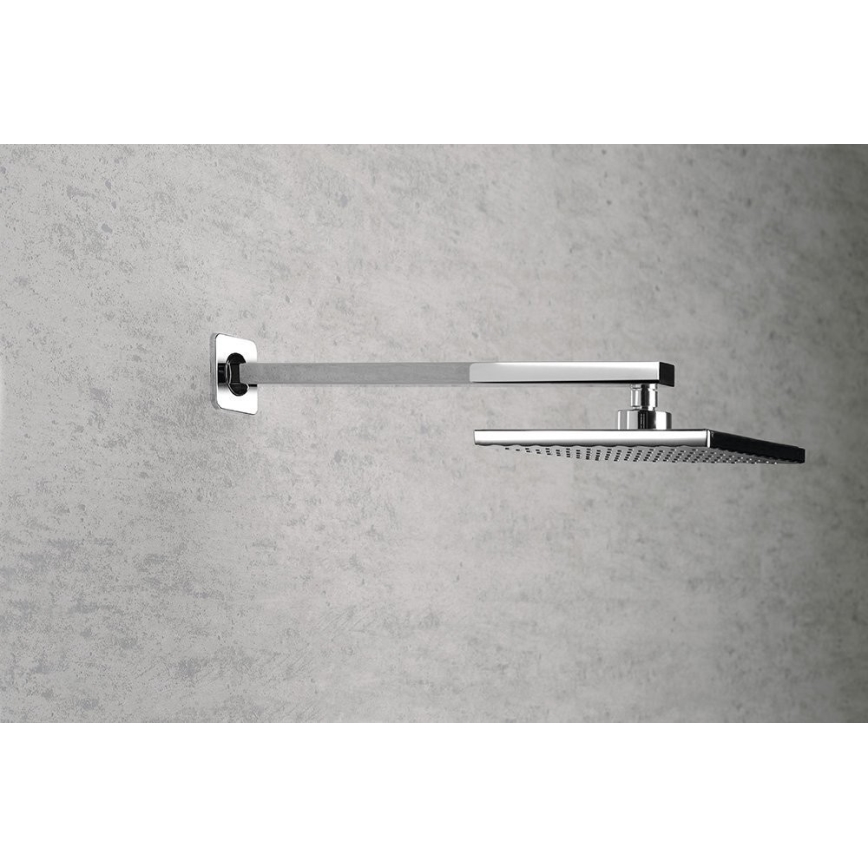 Aqualine - Βραχίονας ντους γωνιακός 40,4 cm γυαλιστερό χρώμιο