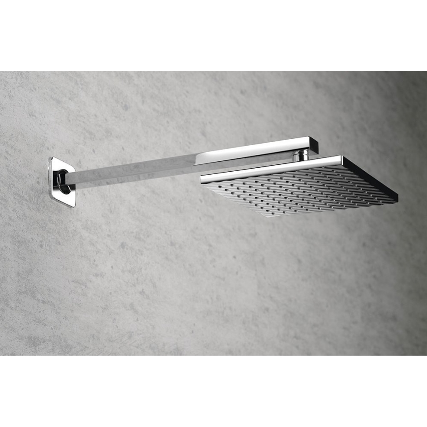 Aqualine - Βραχίονας ντους γωνιακός 40,4 cm γυαλιστερό χρώμιο