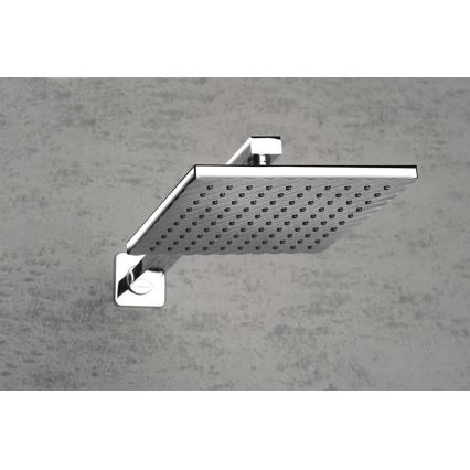 Aqualine - Βραχίονας ντους γωνιακός 40,4 cm γυαλιστερό χρώμιο