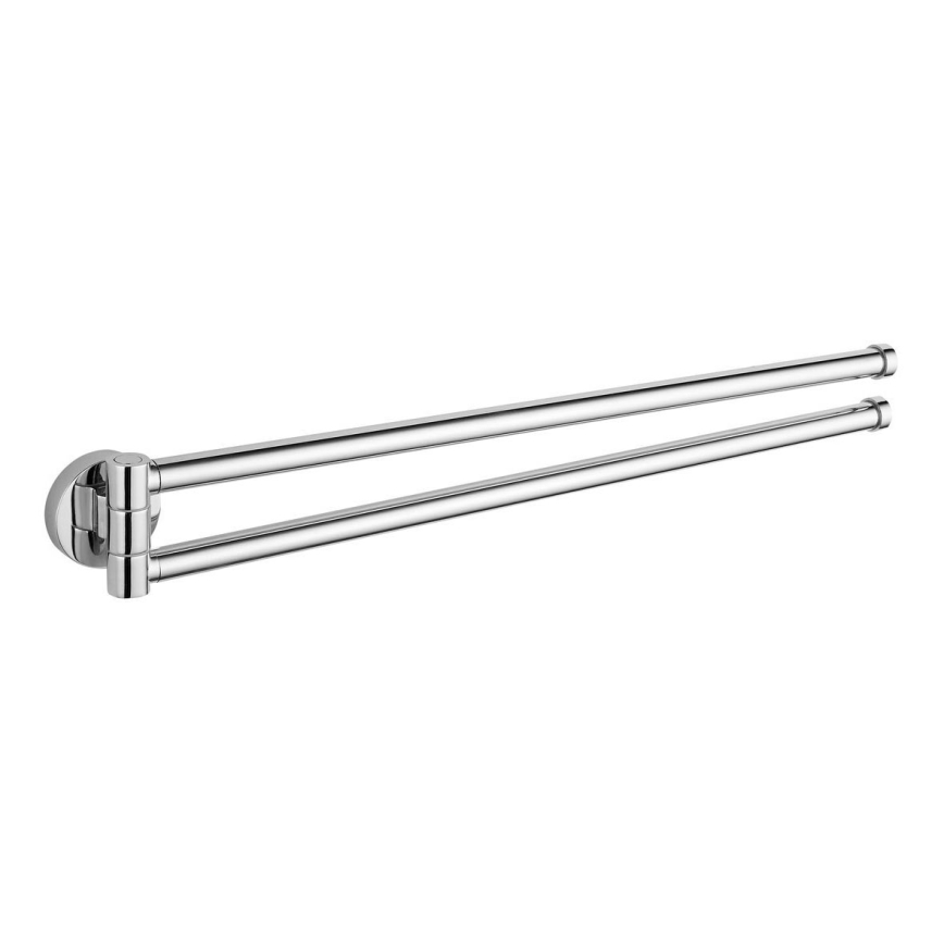 Aqualine - Επιτοίχια πετσετοθήκη rotary SAMBA 47 cm γυαλιστερό χρώμιο