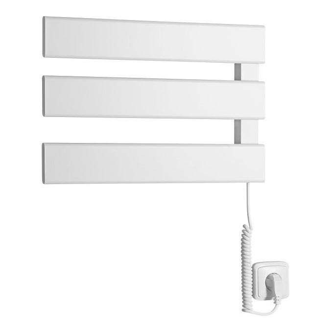 Aqualine - Ηλεκτρική πετσετοκρεμάστρα ELVIS 50W/230V 34,2 cm λευκό δεξιός