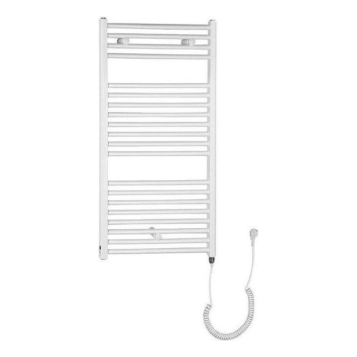 Aqualine - Ηλεκτρική πετσετοκρεμάστρα μπάνιου  DIRECT-E 300W/230V 96 cm λευκό ευθεία