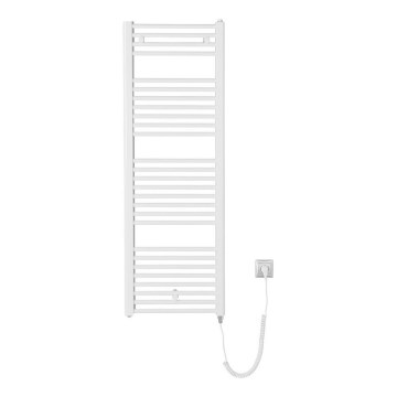 Aqualine - Ηλεκτρική πετσετοκρεμάστρα μπάνιου  DIRECT-E 400W/230V 132 cm λευκό ευθεία