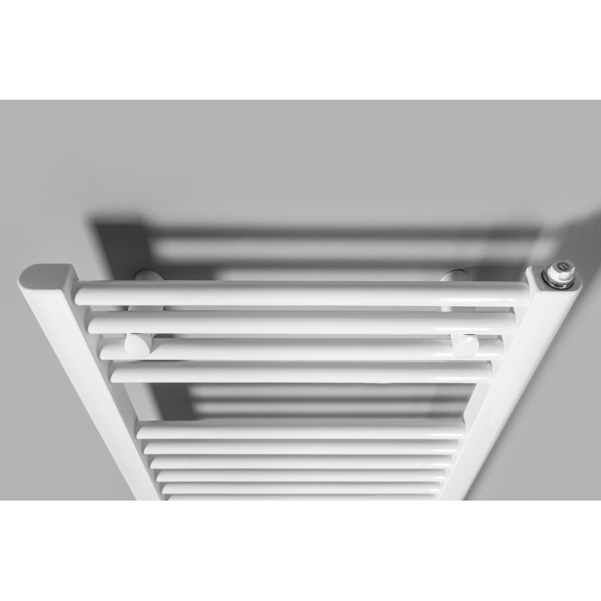 Aqualine - Ηλεκτρική πετσετοκρεμάστρα μπάνιου  DIRECT-E 400W/230V 96 cm λευκό ευθεία