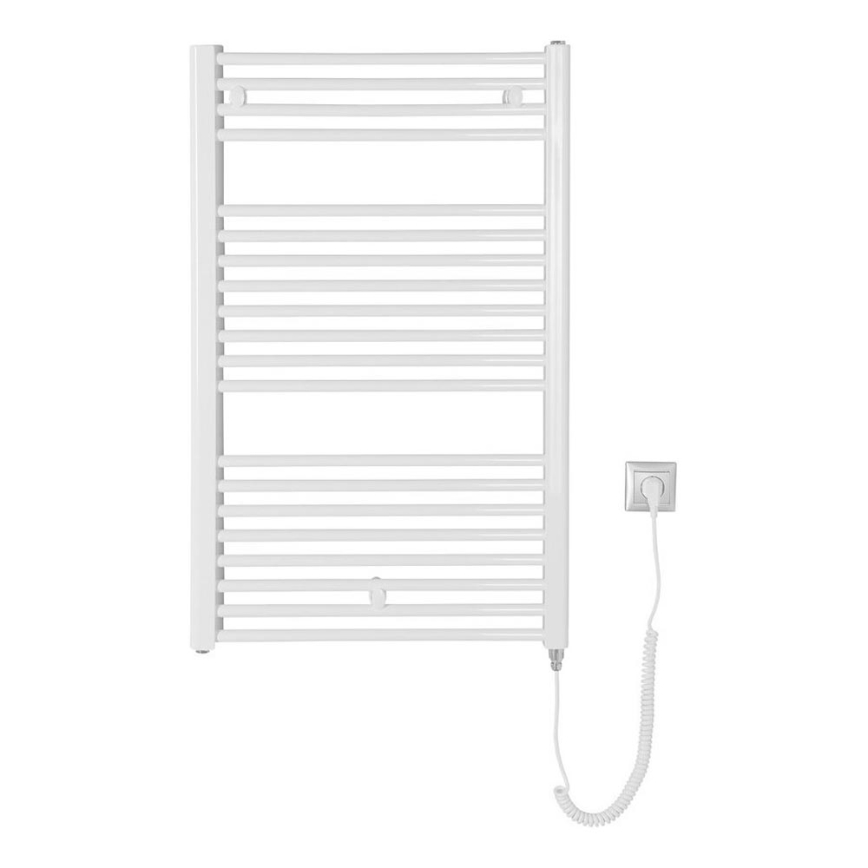Aqualine - Ηλεκτρική πετσετοκρεμάστρα μπάνιου  DIRECT-E 400W/230V 96 cm λευκό ευθεία