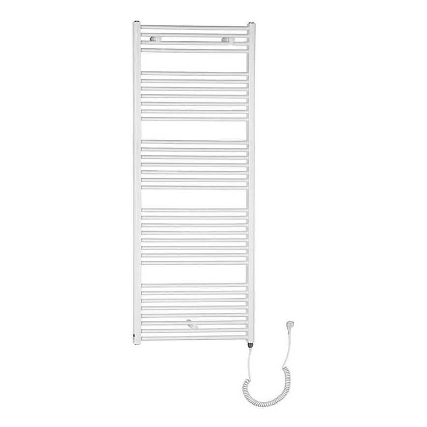 Aqualine - Ηλεκτρική πετσετοκρεμάστρα μπάνιου  DIRECT-E 800W/230V 168 cm λευκό ευθεία