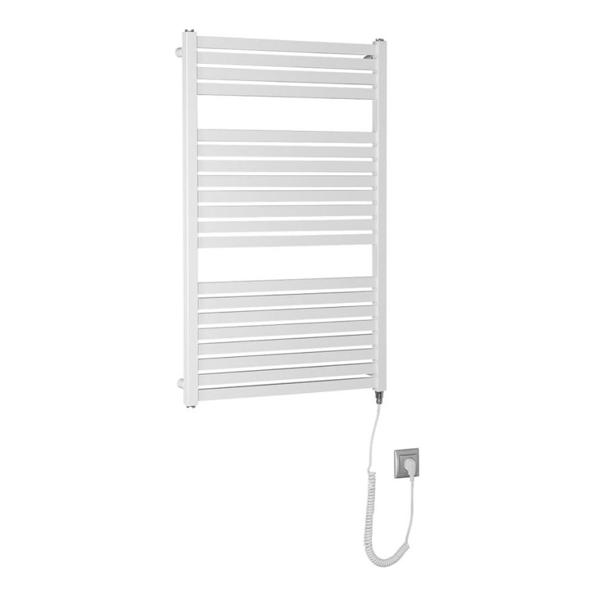 Aqualine - Ηλεκτρική πετσετοκρεμάστρα μπάνιου  TONDI-E 400W/230V 97 cm λευκό ευθεία