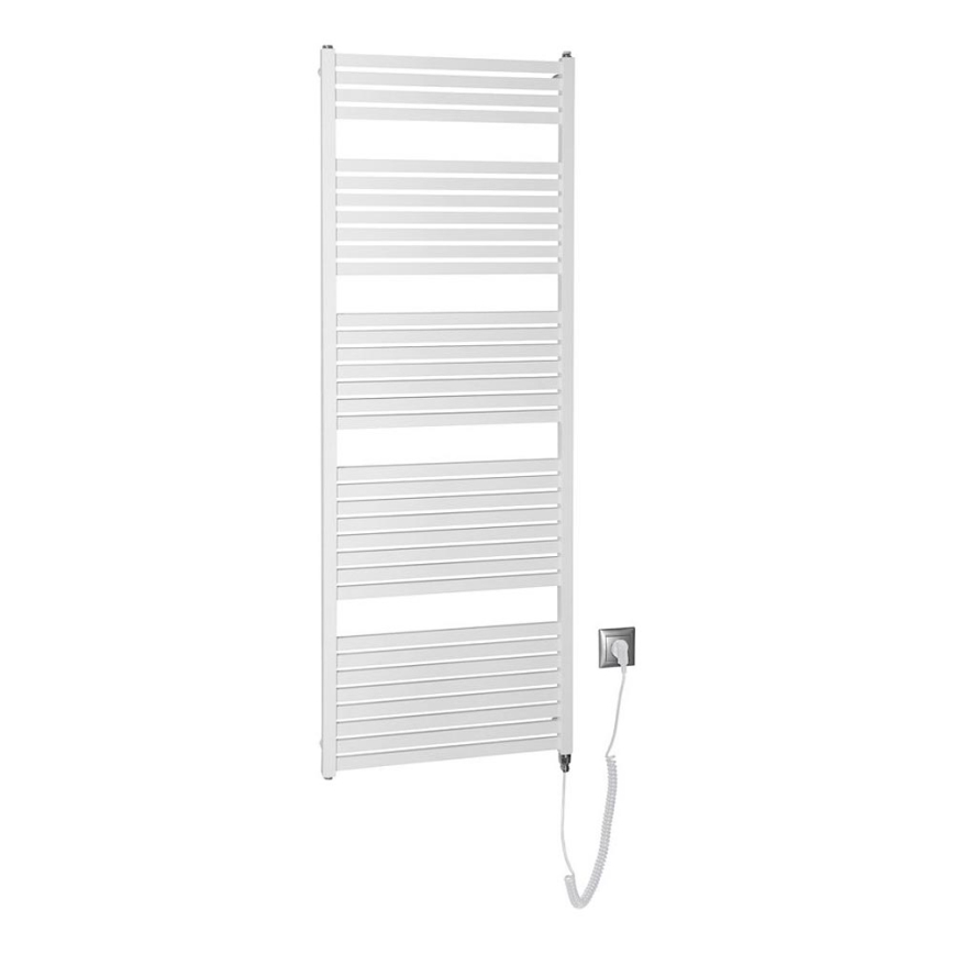 Aqualine - Ηλεκτρική πετσετοκρεμάστρα μπάνιου  TONDI-E 800W/230V 169 cm λευκό ευθεία