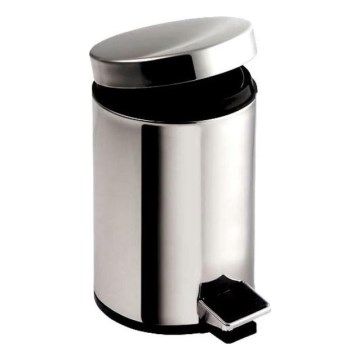 Aqualine - Κάδος απορριμμάτων SIMPLE LINE 20 l polished ανοξείδωτο ατσάλι