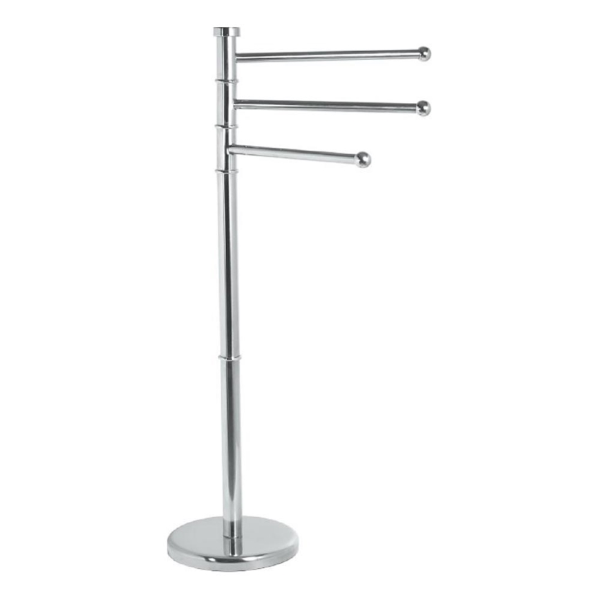 Aqualine - Κρεμάστρα μπάνιου επιδαπέδια SAMBA 85,5 cm ανοξείδωτο ατσάλι/γυαλιστερό χρώμιο