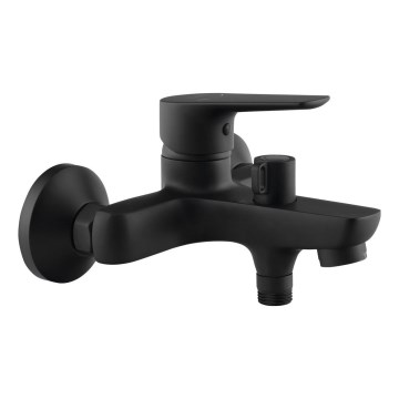 Aqualine - Μπαταρία μπανιέρας LOTTA ματ μαύρο