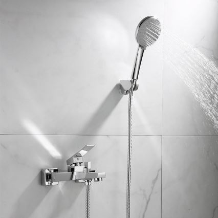 Aqualine - Μπαταρία μπανιέρας RITMO γυαλιστερό χρώμιο