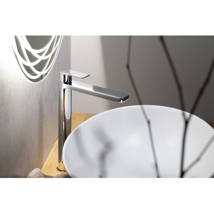 Aqualine - Μπαταρία νιπτήρα DAPHNE 29 εκ. γυαλιστερό χρώμιο