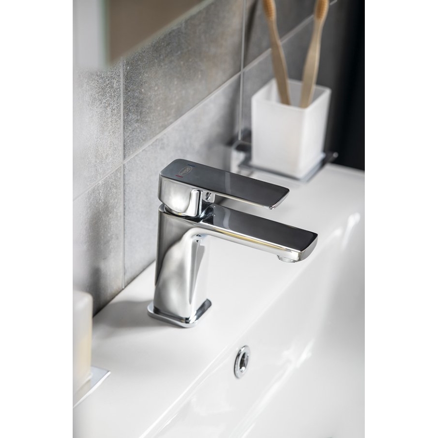 Aqualine - Μπαταρία νιπτήρος FACTOR γυαλιστερό χρώμιο