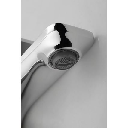 Aqualine - Μπαταρία νιπτήρος FACTOR γυαλιστερό χρώμιο