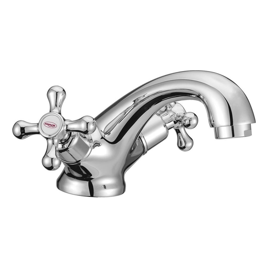 Aqualine - Μπαταρία νιπτήρος VICTORIA γυαλιστερό χρώμιο