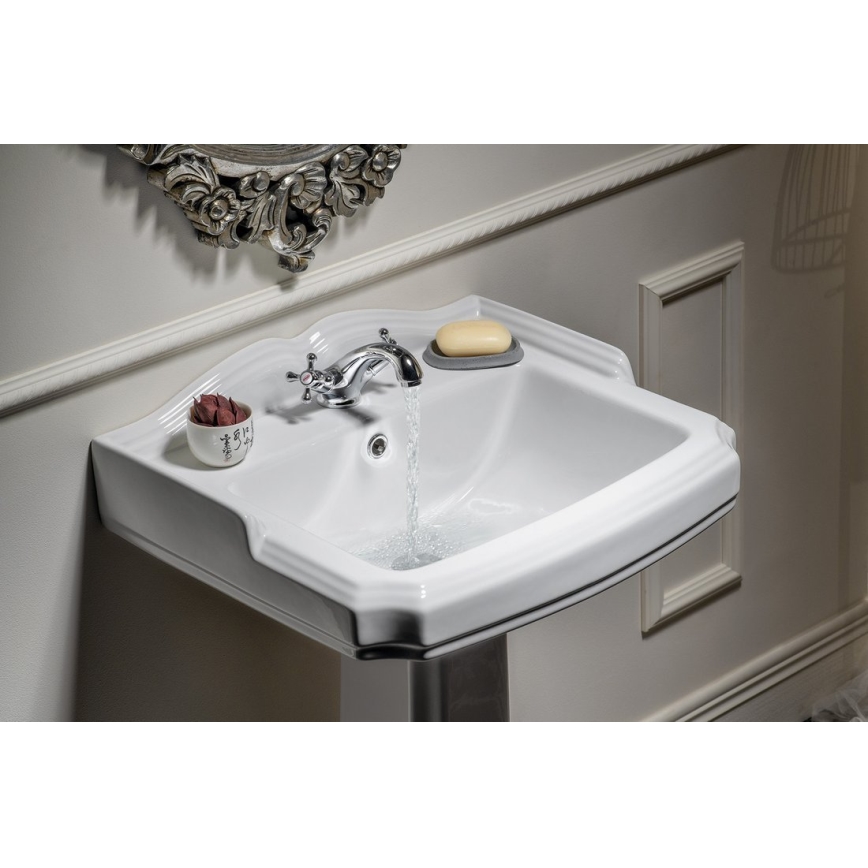 Aqualine - Μπαταρία νιπτήρος VICTORIA γυαλιστερό χρώμιο