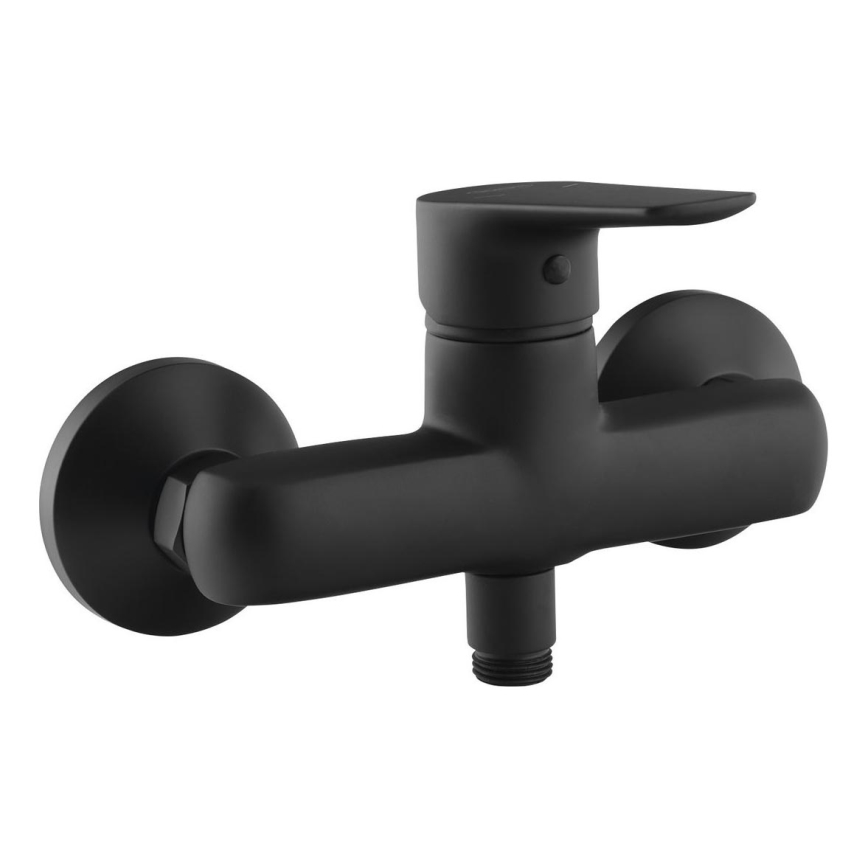 Aqualine - Μπαταρία ντους LOTTA ματ μαύρο