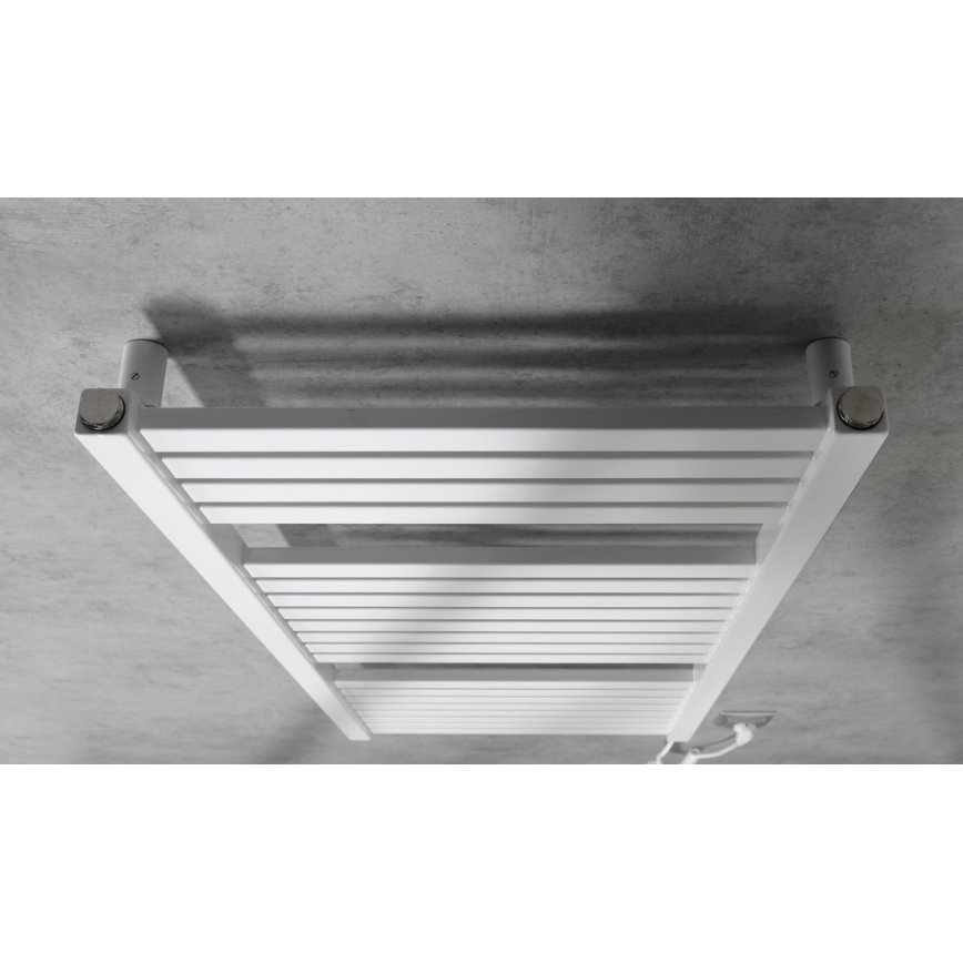 Aqualine - Μπάνιου ηλεκτρικά πετσετοκρεμάστρα TONDI-E 300W/230V 97 cm λευκό straight