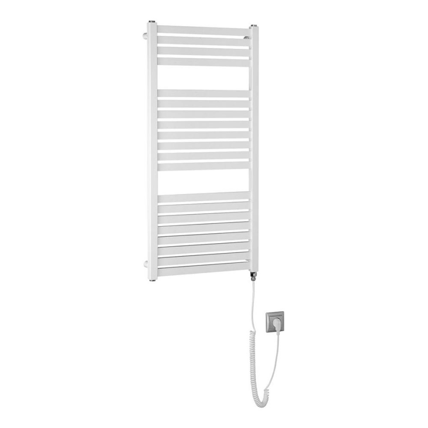 Aqualine - Μπάνιου ηλεκτρικά πετσετοκρεμάστρα TONDI-E 300W/230V 97 cm λευκό straight