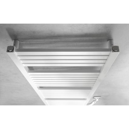 Aqualine - Μπάνιου ηλεκτρικά πετσετοκρεμάστρα TONDI-E 500W/230V 133 cm λευκό straight