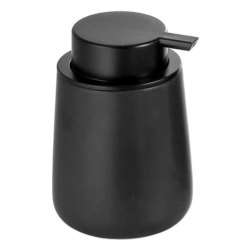 Aqualine - Ντισπένσερ υγρού σαπουνιού NERO 350 mm κεραμικός/μαύρο