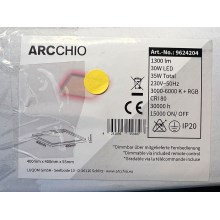 Arcchio - LED RGBW Dimmable φωτιστικό οροφής BRENDA LED/30W/230V + τηλεχειριστήριο