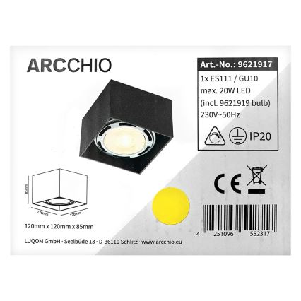 Arcchio - LED Σποτ MABEL 1xGU10/ES111/11,5W/230V