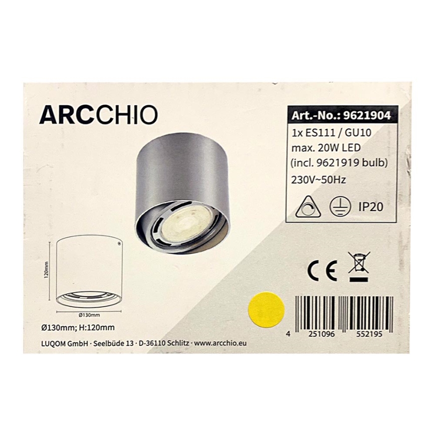 Arcchio - LED Σποτ ROSALIE 1xGU10/ES111/11,5W/230V