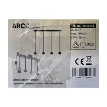 Arcchio - Κρεμαστό φωτιστικό οροφής ράγα RENKO 4xGU10/8W/230V