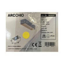 Arcchio - Φωτιστικό τοίχου LED KARAM LED/6W/230V