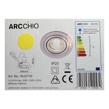 Arcchio - Χωνευτό φωτιστικό SOPHIA 1xGU10/50W/230V