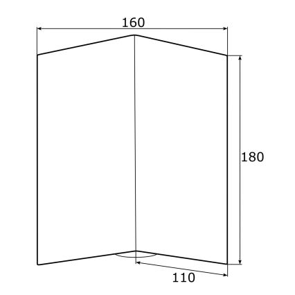 Argon 0918 - Φωτιστικό τοίχου SKIATOS 2xGU10/5W/230V