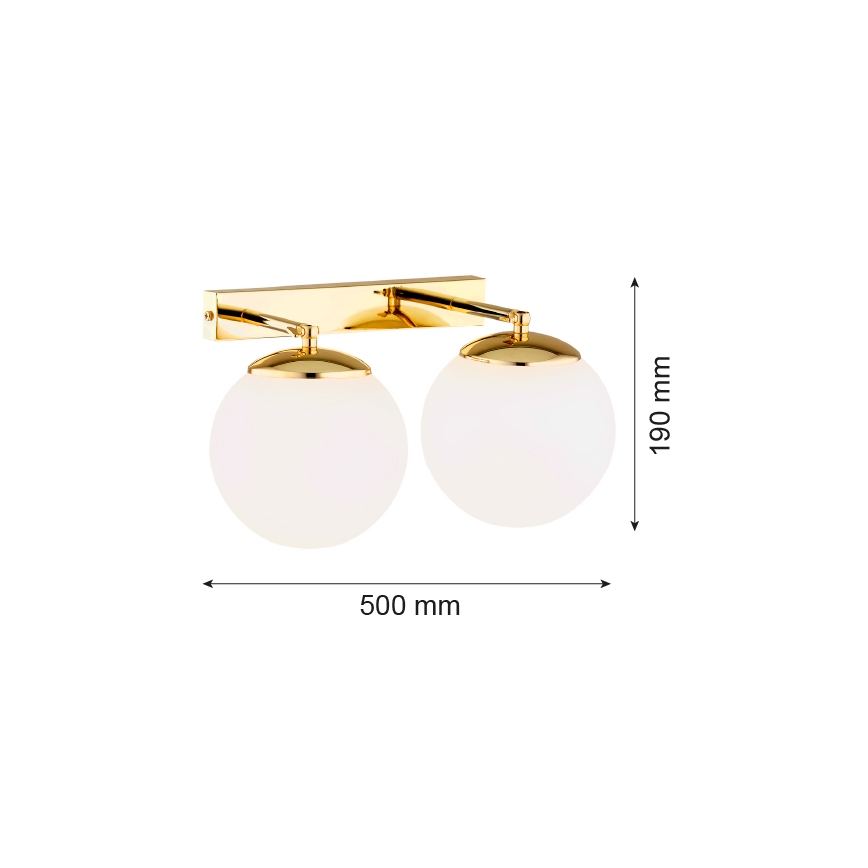 Argon 1052 - Φωτιστικό τοίχου SATELITE 2xE27/15W/230V