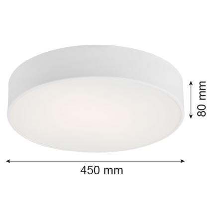 Argon 1188 - Φωτιστικό οροφής DARLING 3xE27/15W/230V δ. 45 cm λευκό