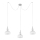 Argon 1354 - Πολύφωτο LED σε σχοινί TULUZA 3xLED/5W/230V