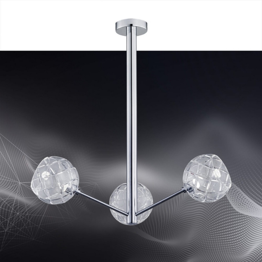 Argon 1358 - Κρεμαστό πολύφωτο LED BELLUNO 3xLED/5W/230V