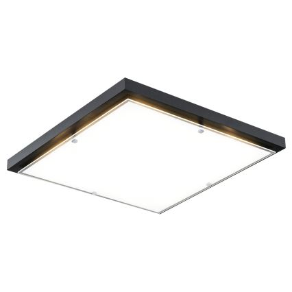 Argon 1826 - Φωτιστικό οροφής CARLSON 4xE27/15W/230V 60x60 cm μαύρο