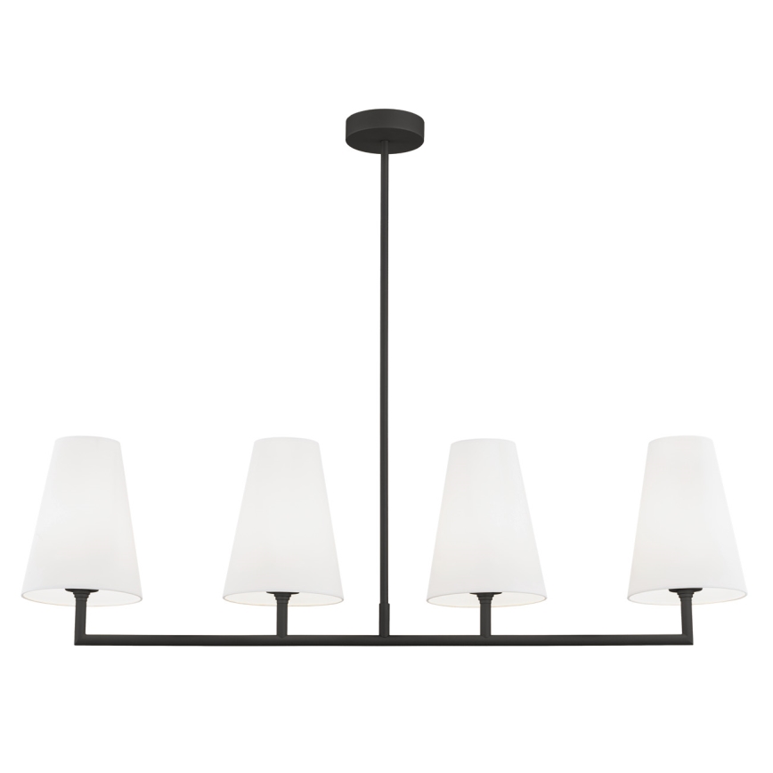 Argon 1831 - Κρεμαστό φωτιστικό SAFIANO 4xE27/15W/230V μαύρο