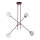 Argon 1842 - Κρεμαστό φωτιστικό ABSOS 4xE14/7W/230V αλαβάστρο καφέ