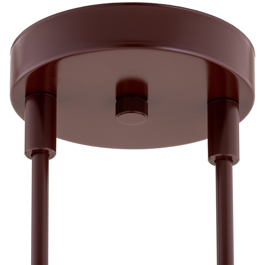 Argon 1842 - Κρεμαστό φωτιστικό ABSOS 4xE14/7W/230V αλαβάστρο καφέ
