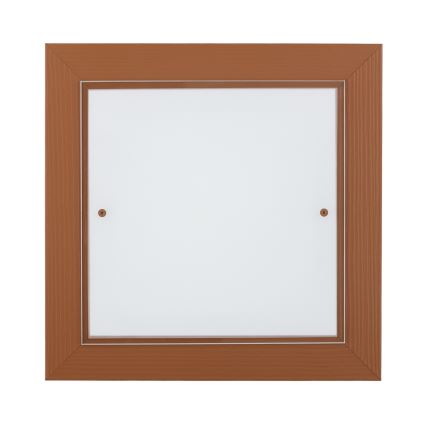 Argon 1867 - Φωτιστικό οροφής TABOR 4xE27/15W/230V 42x42 cm τερακότα