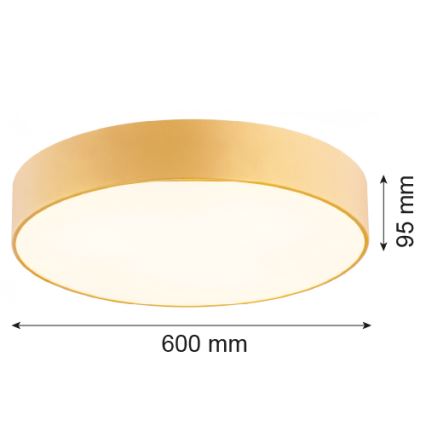 Argon 2081 - Φωτιστικό οροφής DARLING 5xE27/15W/230V δ. 60 cm χρυσό