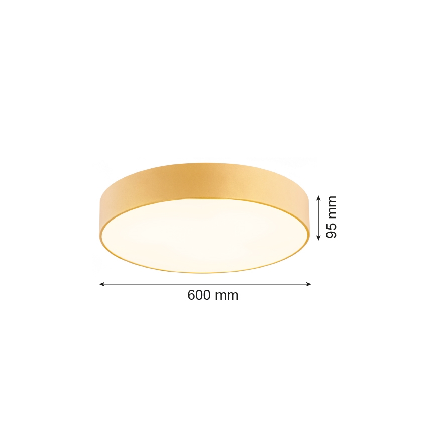 Argon 2081 - Φωτιστικό οροφής DARLING 5xE27/15W/230V δ. 60 cm χρυσό