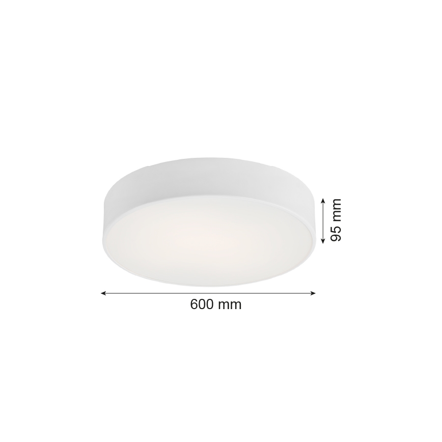 Argon 2082 - Φωτιστικό οροφής DARLING 5xE27/15W/230V δ. 60 cm λευκό