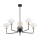 Argon 2128 - Κρεμαστό φωτιστικό RAVELLO 5xE14/15W/230V μαύρο/χρυσό