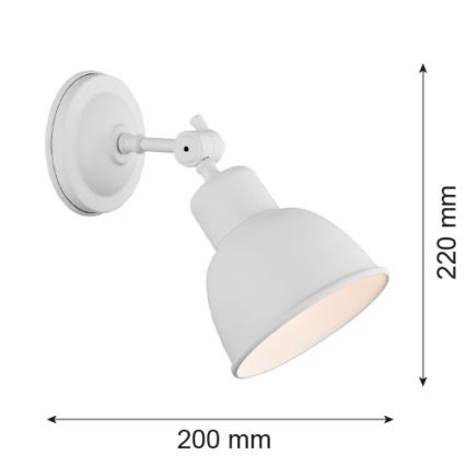 Argon 3182 - Φως τοίχου EUFRAT 1xE27/60W/230V