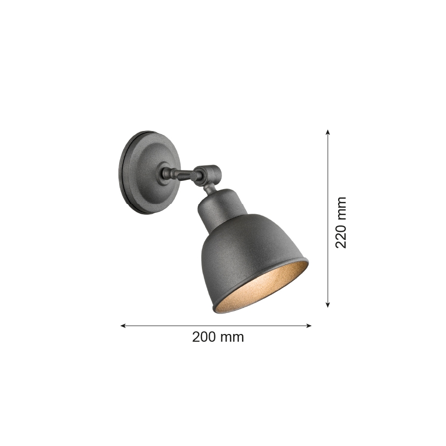 Argon 3183 - Φως τοίχου EUFRAT 1xE27/60W/230V
