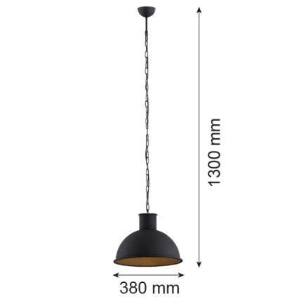 Argon 3191 - Πολύφωτο EUFRAT 1xE27/60W/230V